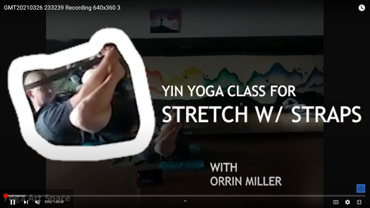 Yin Yoga Class: Stretching With Straps ~ Full 60 Minute Class - YouTube