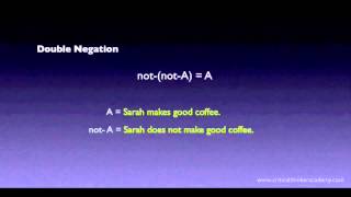 Famous Propositional Logic: Double Negation Net Worth