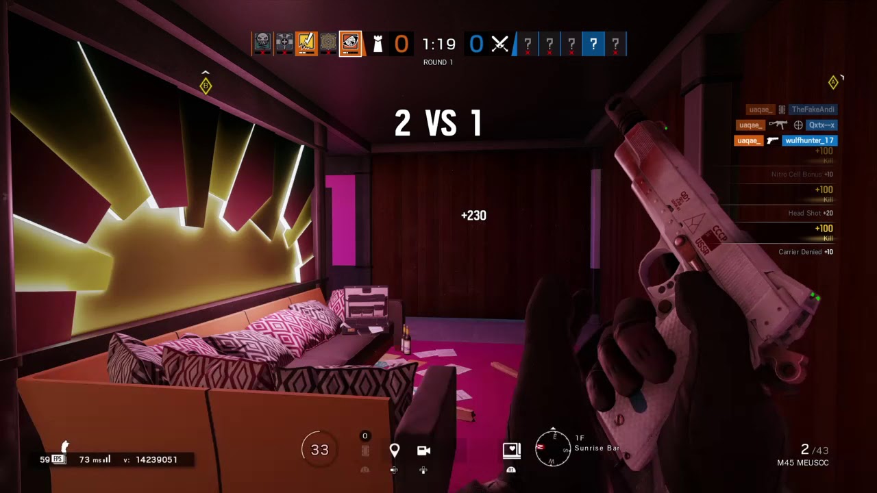 Tom Clancy's Rainbow Six® Siege_ 1 v 4 ( pulse ) - YouTube