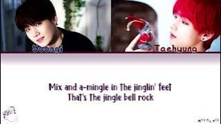 jingle bell rock song by BTS( suga and V)#lyrics
