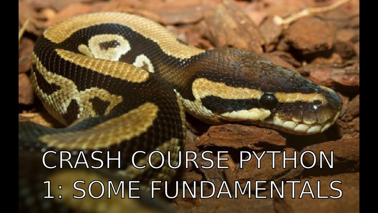 python crash course 1: some basic functionality - YouTube