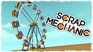 РАЗОГНАЛИ КОЛЕСО ОБОЗРЕНИЯ ДО СКОРОСТИ СВЕТА В SCRAP MECHANIC!!!