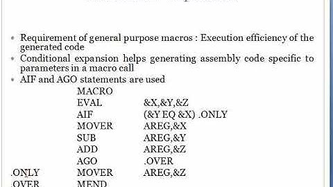 AdvMacroFacility AIF,AGO,Sequencing Symbols