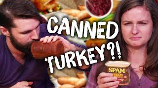 Thanksgiving in a Can CHALLENGE! (Cheat Day)