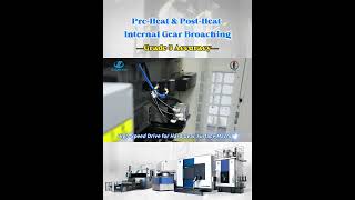 LSK5710E High Speed CNC Soft & Hard Broaching Machine.Post-Heat Internal Spline Broaching, Grade 5