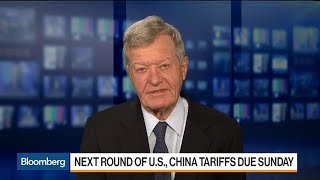 Baucus Says China and U.S. Aren't Any Closer to Deal, Trade War Will Last Months
