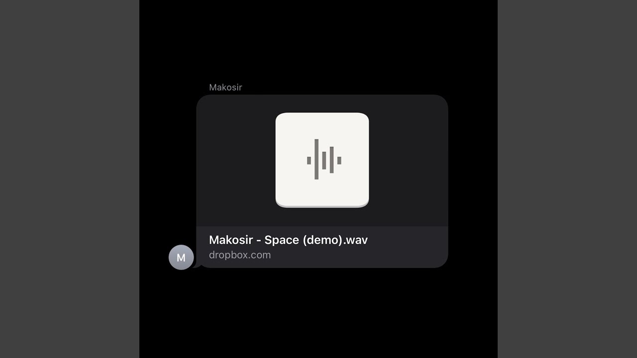 Watch Space (demo) .wav on YouTube Watch Space (demo) .wav on YouTube