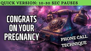 Congratulations on Your Pregnancy  Neville Goddard's Phone Technique 🤰✨ (Quick Version)