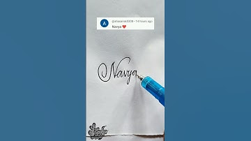 stylish name | Navya | Calligraphy signature