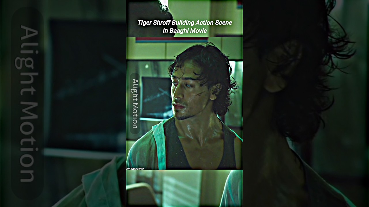 Tiger Shroff🔥 Building Action Scene In Baaghi Movie|#tazeemkhaneditz