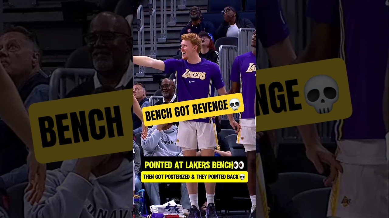 Lakers bench got their GET BACK😤