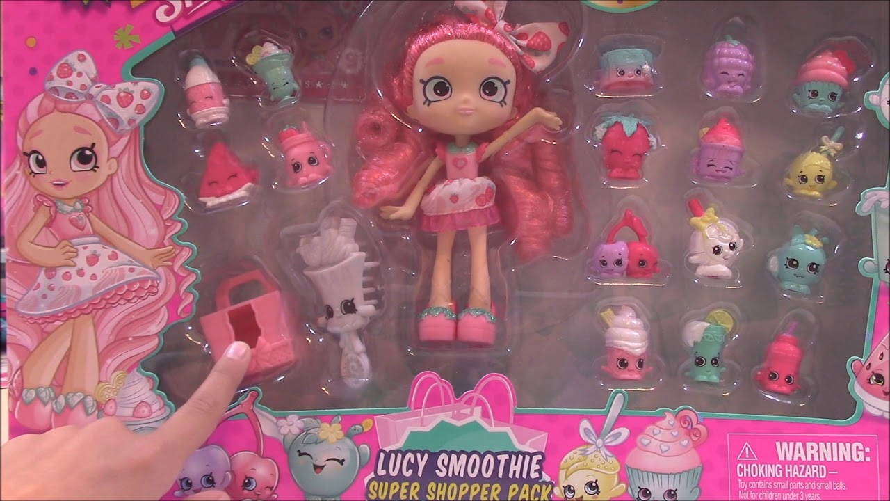 CostCo Excluisive Shopkins Super Shopper Packs 16 SPK and Shoppie Doll YouTube