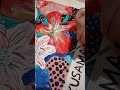 Sunday work in progress. Replica of the Japanese painter. Acrylic on canvans by MArt.