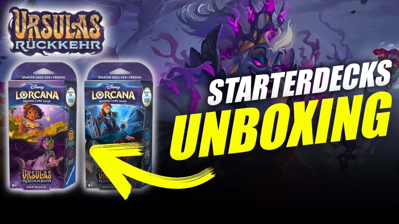Wir ÖFFNEN die NEUEN Starterdecks von SET 4 | Disney Lorcana Unboxing