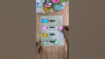 จับคู่รูปทรง ป.ปลาตากลม #papercraft #diypapergiftidea #งานกระดาษ #สื่อปฐมวัย #สื่อการเรียนการสอน