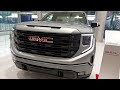 Gmc 2024 sierra elivation 53l 4x4 mcm allnew walkaround exterior and interior spec details view