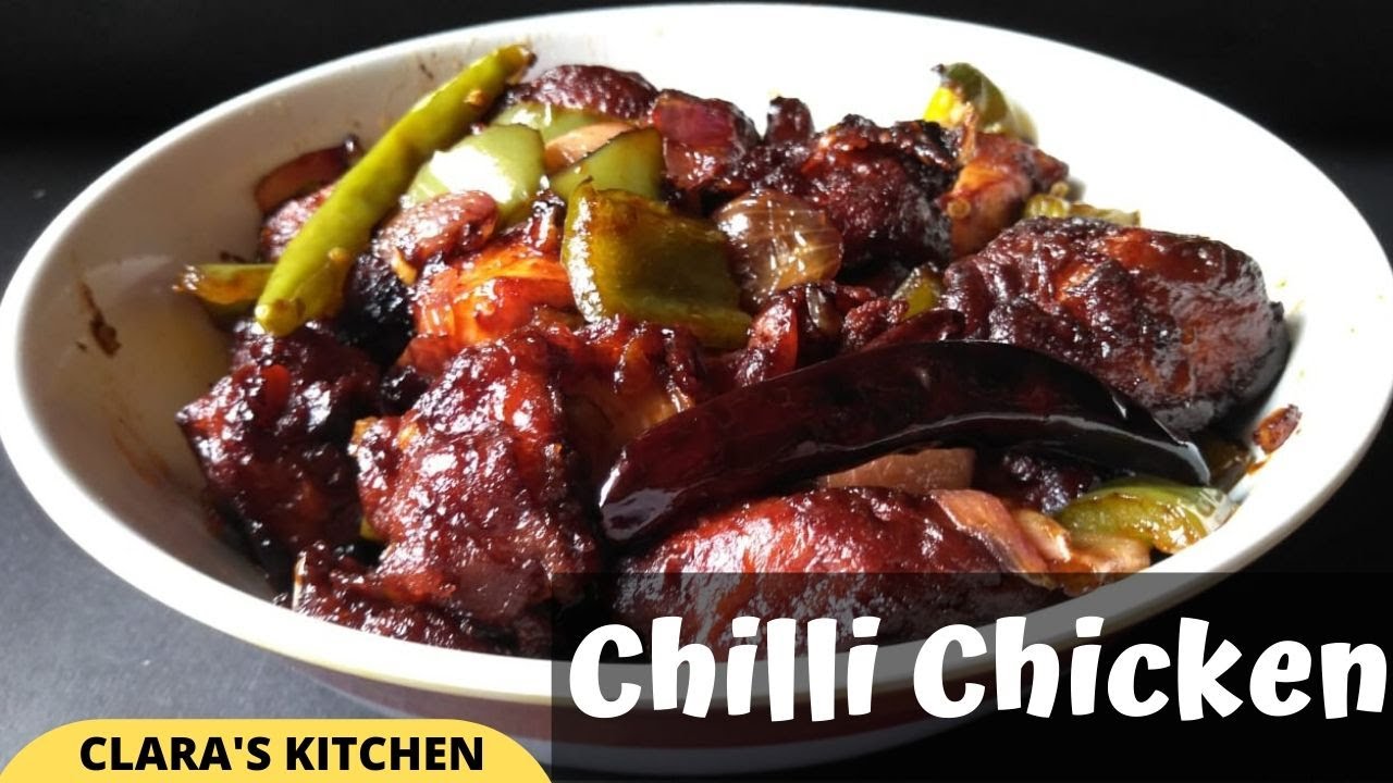 சில்லி சிக்கன் | Chilli Chicken in tamil | chilli chicken recipe | chicken chili recipe | clara