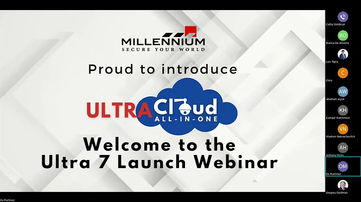 Millennium Ultra 7 Launch Webinar