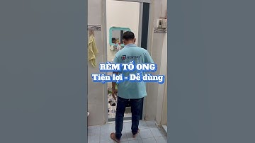 Rèm vách ngăn tổ ong có dùng được cửa nhà vệ sinh, có thấm nước và dễ rách không? [SMARK] 0775897668