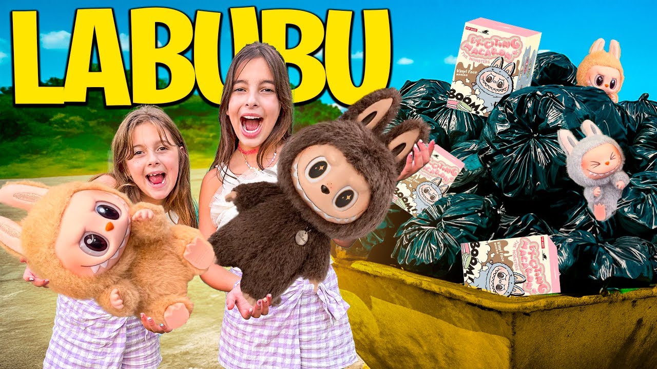 ENCONTRAMOS UM LABUBU RARO ORIGINAL NO LIXO !!! INACREDITÁVEL!