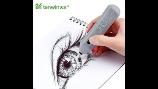 Tenwin Refillable Electric Eraser School Pencil Eraser Stationery screenshot 5