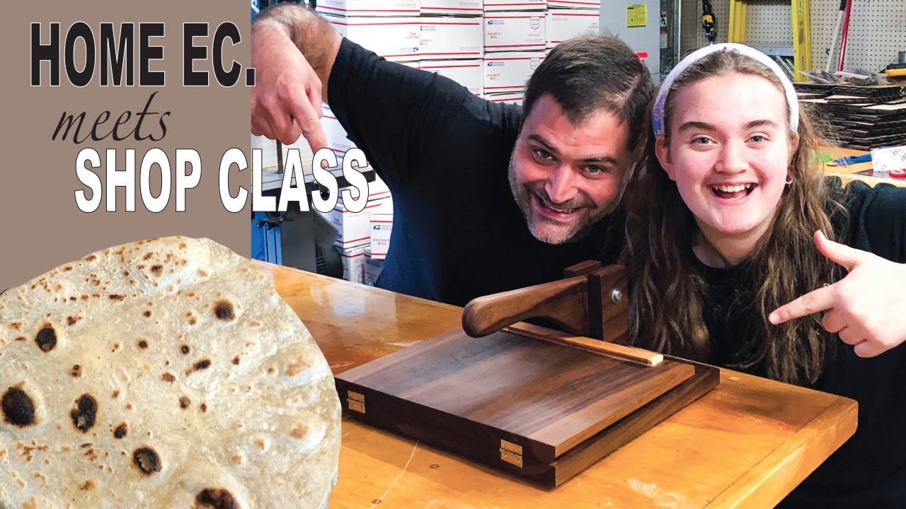 How to Make Tortilla Press - YouTube