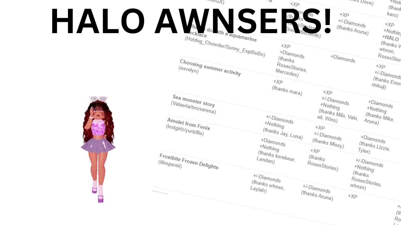 All halo answers for Solarix Halo 2023! YouTube