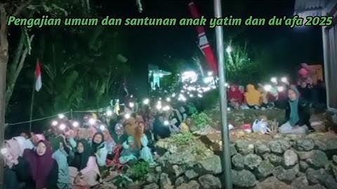 Video pengajian umum dan santunan anak yatim 2025