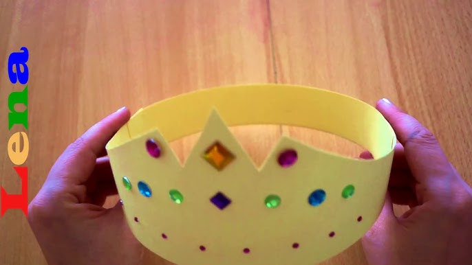 How to make a crown out of paper (no glue!) 