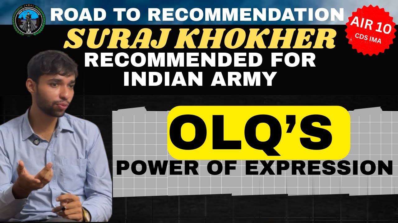 OLQ Power of Expression Explained | Road to Recommendation