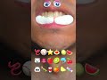 ASMR Emoji Foods Challenge Satisfying Eating Sounds For Relaxing 😋😋😋 #ASMR