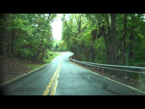 Driving on back country roads near Dillsburg, Pennsylvania