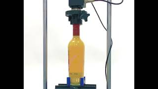 Christmas egg nog bottle ROPP cap unscrewing torque measurement