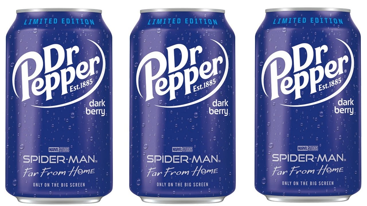 Dr Pepper Dark Berry SpiderMan Far From Home Edition YouTube