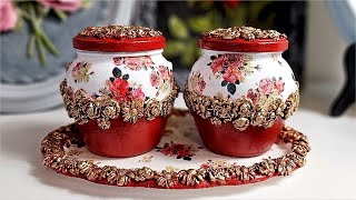 Very beautiful Glass jars Decor / Kitchen decoration idea by Kitty Ideas 70,768 views 2 months ago 8 minutes, 40 seconds