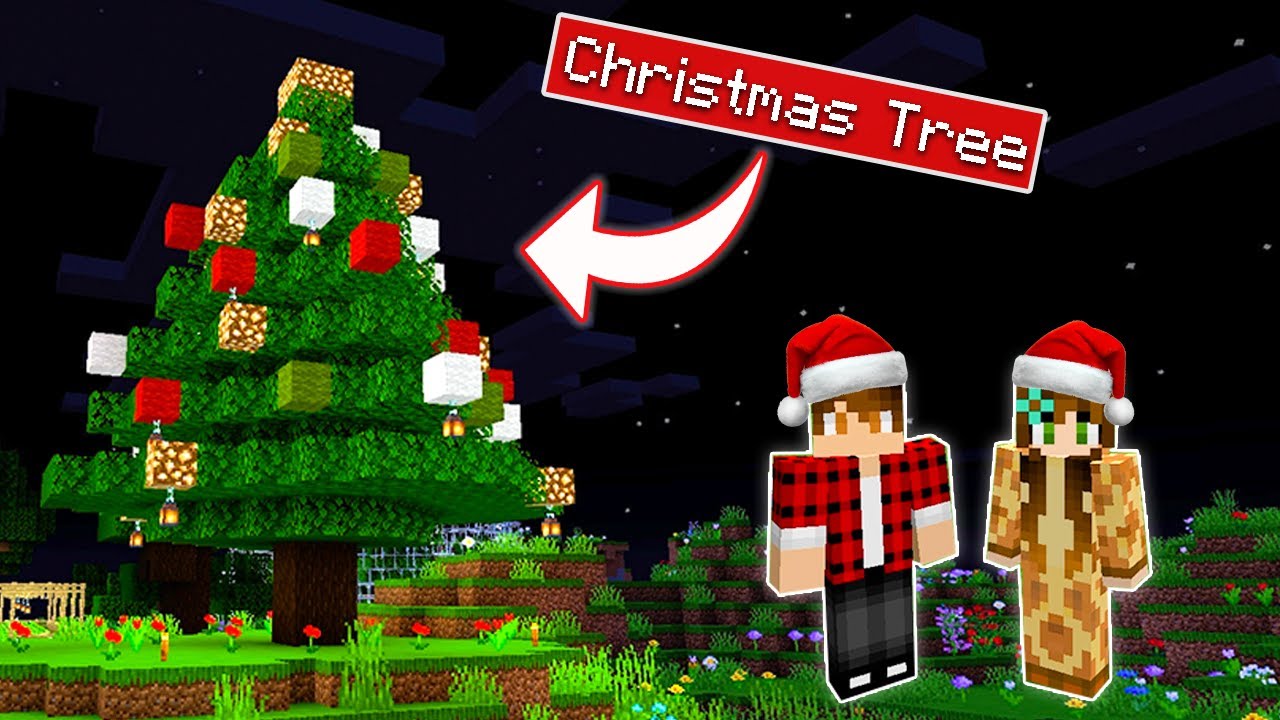 Building a GIANT CHRISTMAS TREE | Minecraft Survival SMP Ep. 8