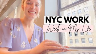 NYC Work Week in my Life // Come Into the Office With Me! 9-5  Full Time Job