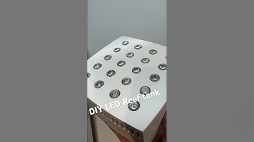 DIY LED Light for Reef Tank – 3D Printed & Build #DIY #3DPrinting #ReefTank #Aquarium #LEDLight
