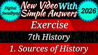 Class 7 History Chapter 1 Question Answer | Sources of History Class 7 Questions and Answers | 7t...