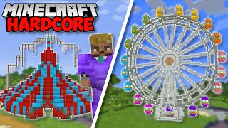 I Built A GIANT CARNIVAL in Minecraft 1.18 Hardcore (#40)