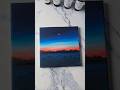 Simple Night Sky Painting Artshorts Art Paintingideas Landscapepainting Acrylicscenery 
