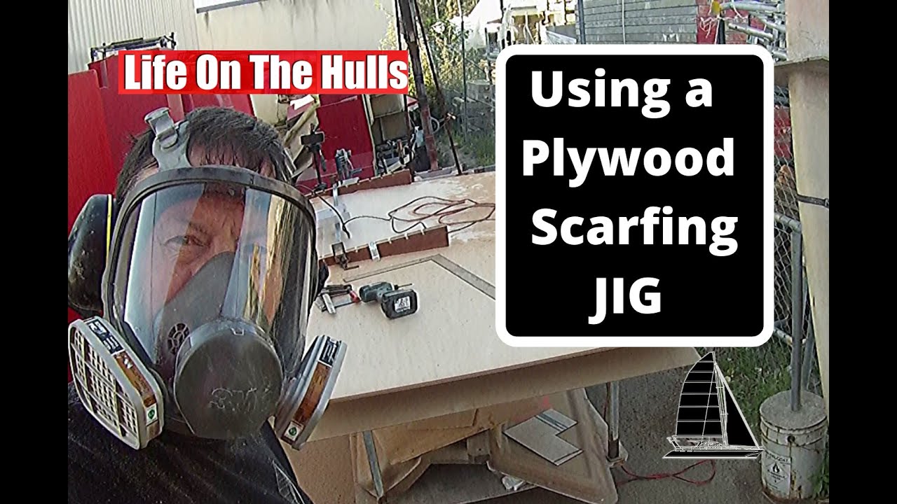 Ep092 Major Bulkhead Scarfing – Scarfing jig – Catamaran Build Project