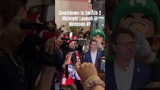 Countdown to Switch 2 Midnight Launch @ Nintendo NY #switch2