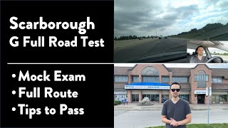Scarborough/Port Union G Full Road Test - Full Route & Tips on How to Pass Your Driving Test