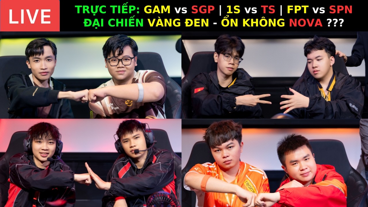 TRỰC TIẾP TÂM ĐIỂM: GAM ESPORTS vs SÀI GÒN PHANTOM - Tiếp Đà Thăng Hoa - Hạ Đẹp BÓNG MA ???