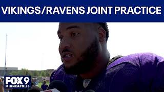 Vikings, Ravens ramp up intensity at joint practices