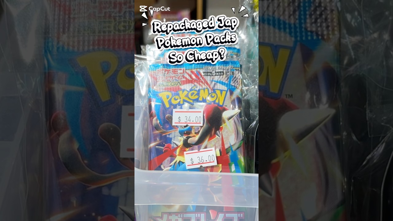 Opening Repackaged Japanese Pokemon Packs #pokémon #pokemontcg