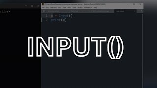 #6 INPUT() function in Python - NWMAP Python Course