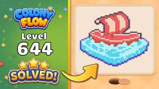 Colony Flow! - Level 644 Walkthrough 🧩 | Solution & Gameplay (ABI GAMES) 🐜