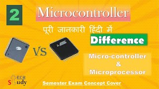 MPU vs MCU | Difference | Microprocessor | Micro controller | In Hindi | Tech Study Channel